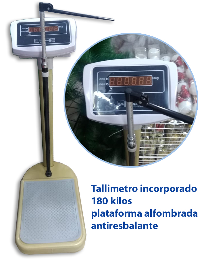 Balanza digital adulto con tallimetro MPE 250K-100HM - MEDECU C.A.